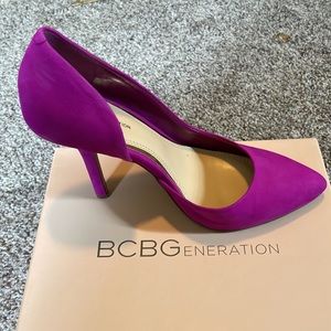 Beautiful Magenta BCBG heels. Never worn. Brand new
